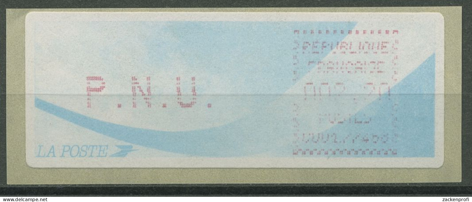 Frankreich ATM 1988 Einzelwert ATM 9.11 B Postfrisch - 1985 « Carrier » Paper