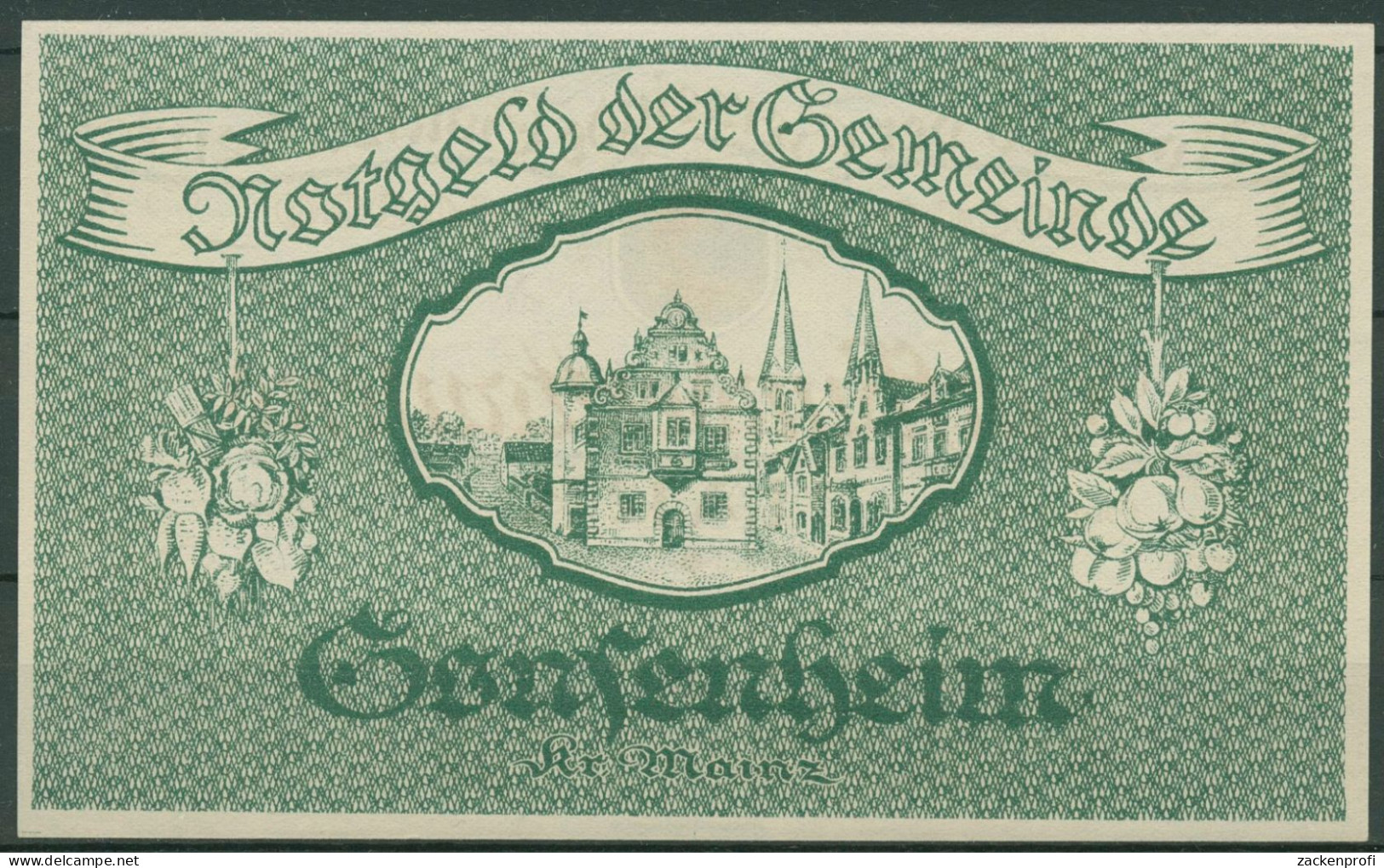 Gonsenheim 500000 Mark 1923, Keller 1850, Kassenfrisch (K1629) - Sonstige & Ohne Zuordnung