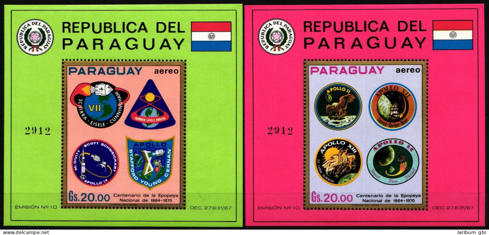 Paraguay Block 162-163 Postfrisch Raumfahrt #ND304 - Paraguay