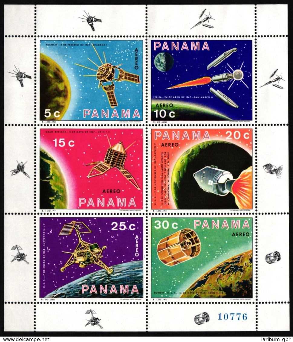 Panama 1137-1142 Postfrisch Als Kleinbogen, Raumfahrt #ND309 - Panama