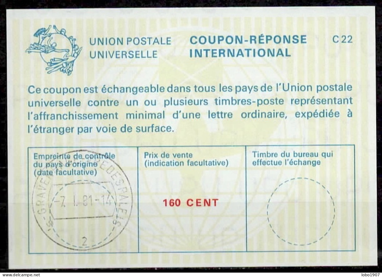 UNITED NATIONS INTERNATIONAL COURT OF JUSTICE THE HAGUE  Collection 50 Int. Reply Coupon Reponse Antwortschein IRC IAS