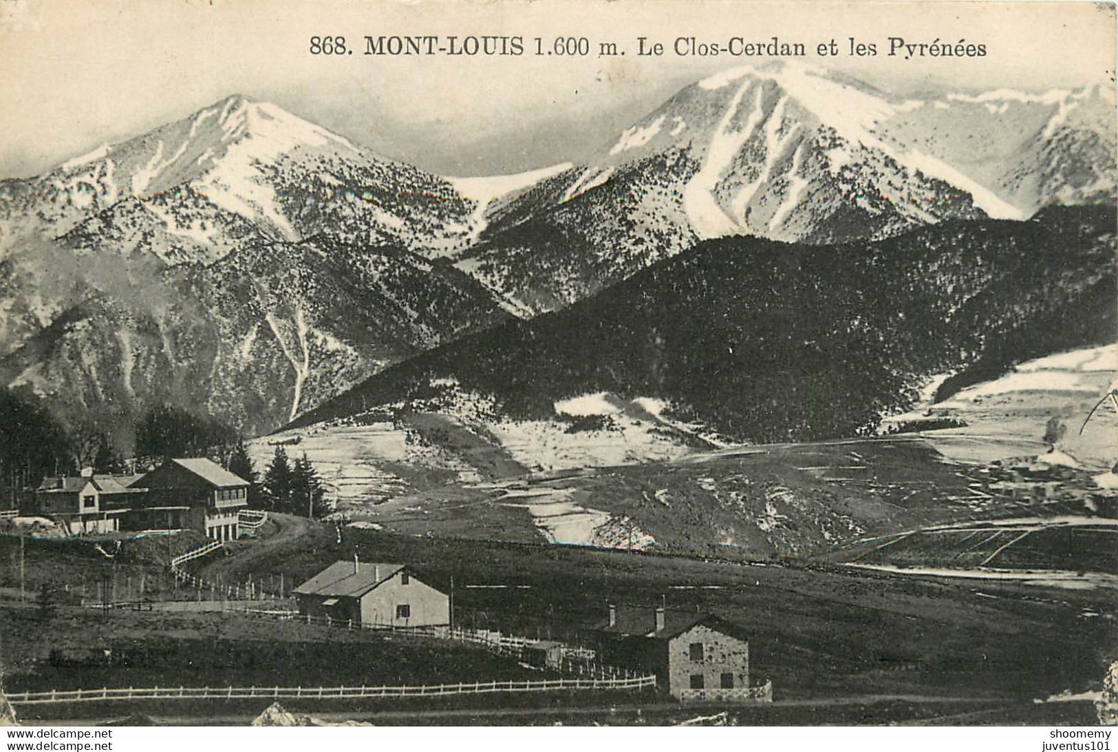 CPA Mont Louis-Le Clos Cerdan Et Les Pyrénées-Timbre    L1087 - Altri & Non Classificati