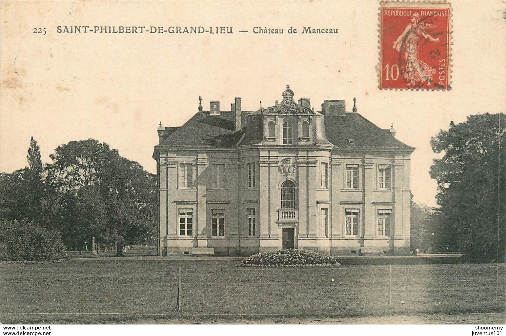 CPA St-Saint-Philbert De Grand Lieu-Château De Manceau-225-Timbre       L1790 - Saint-Philbert-de-Grand-Lieu