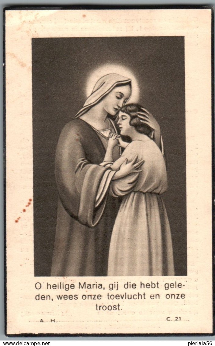 Bidprentje St-Martens-Leerne - Faelens Emma (1867-1944) - Images Religieuses
