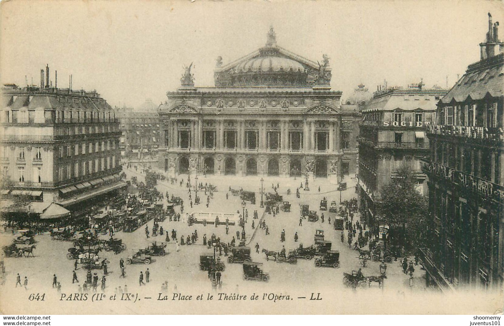 CPA Paris-La Place Et Le Théâtre De L'Opéra    L2348 - Paris (02)