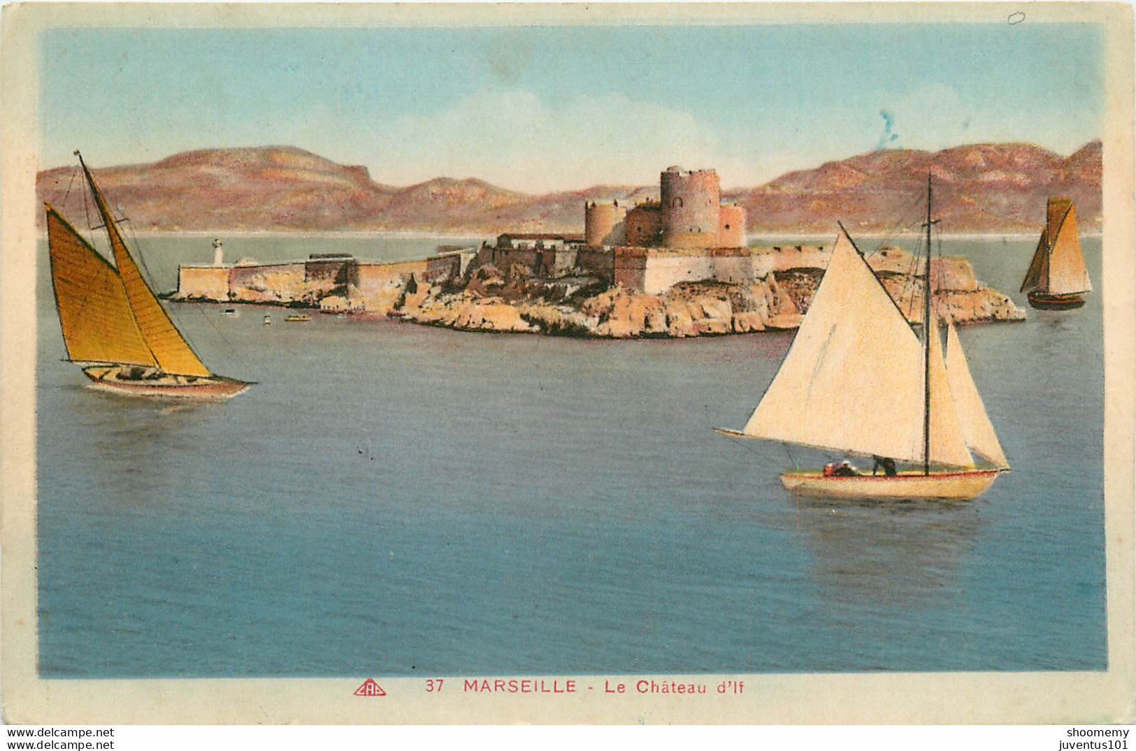 CPA Marseille-Château D'If    L1218 - Festung (Château D'If), Frioul, Inseln...