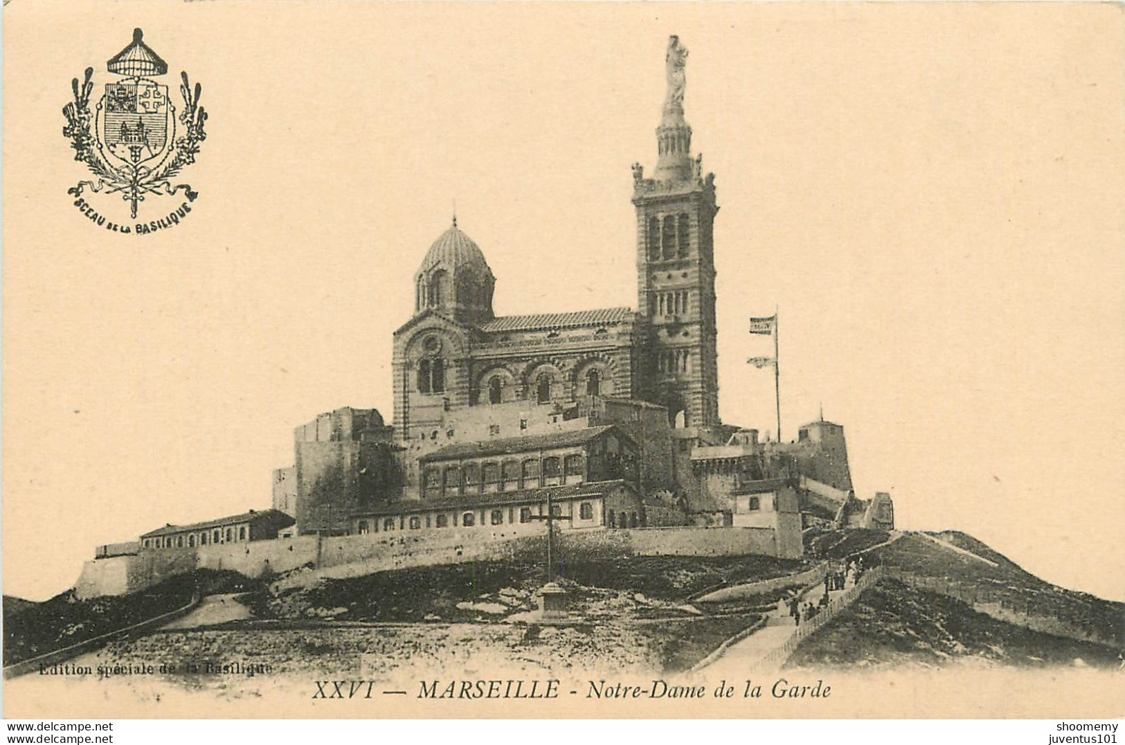 CPA Marseille-Notre Dame De La Garde    L1218 - Notre-Dame De La Garde, Lift
