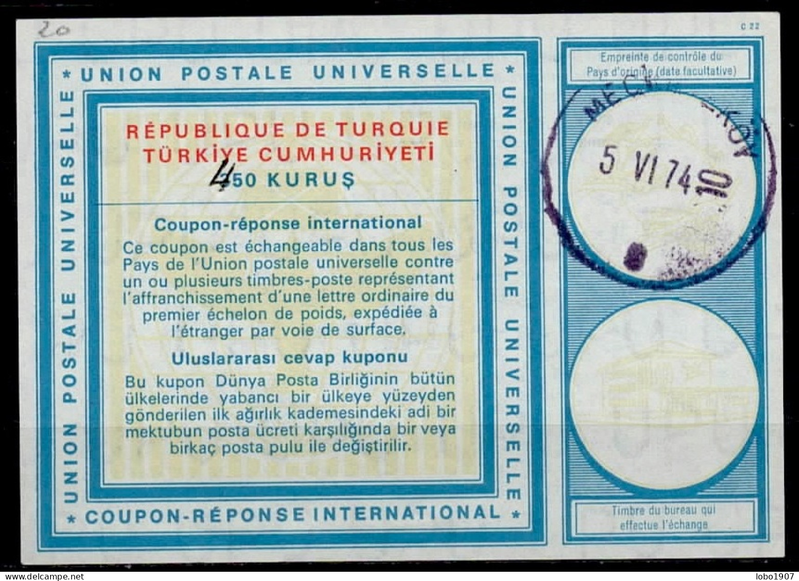 TURKEY TURQUIE TÜRKEI  Collection of 27 International Reply Coupon Reponse Antwortschein Cupon de Respuesta IRC IAS