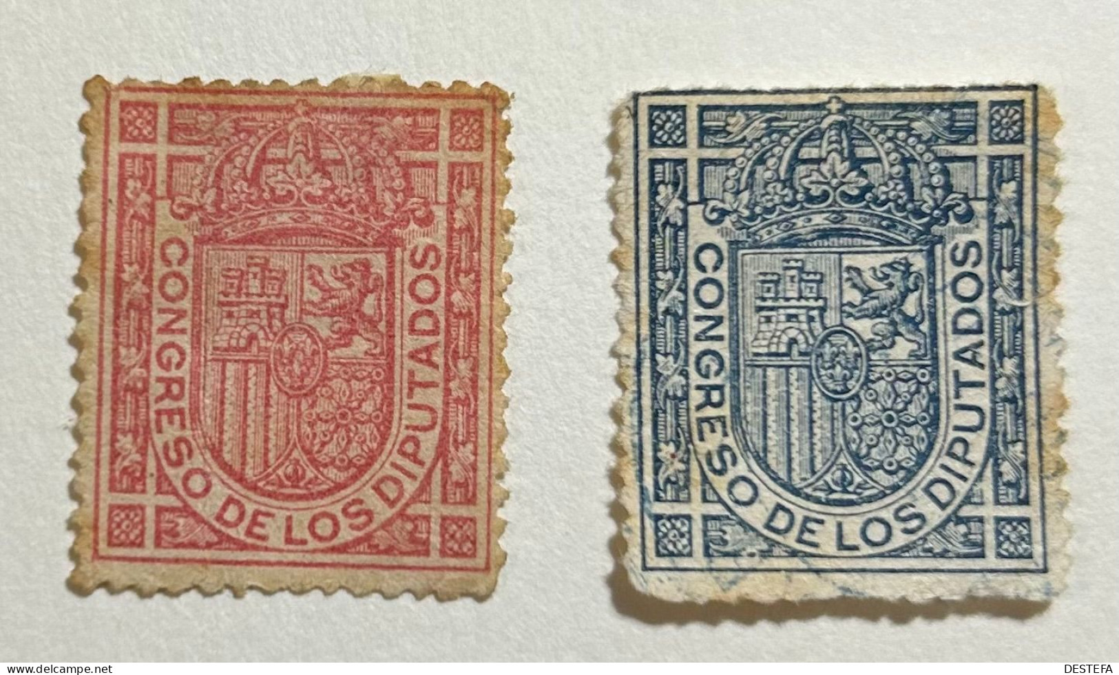 1896.- ESPAÑA. Servicio Oficial. Edifil Nº 230 Y 231. Nuevos Con Fijasellos (*) - Service