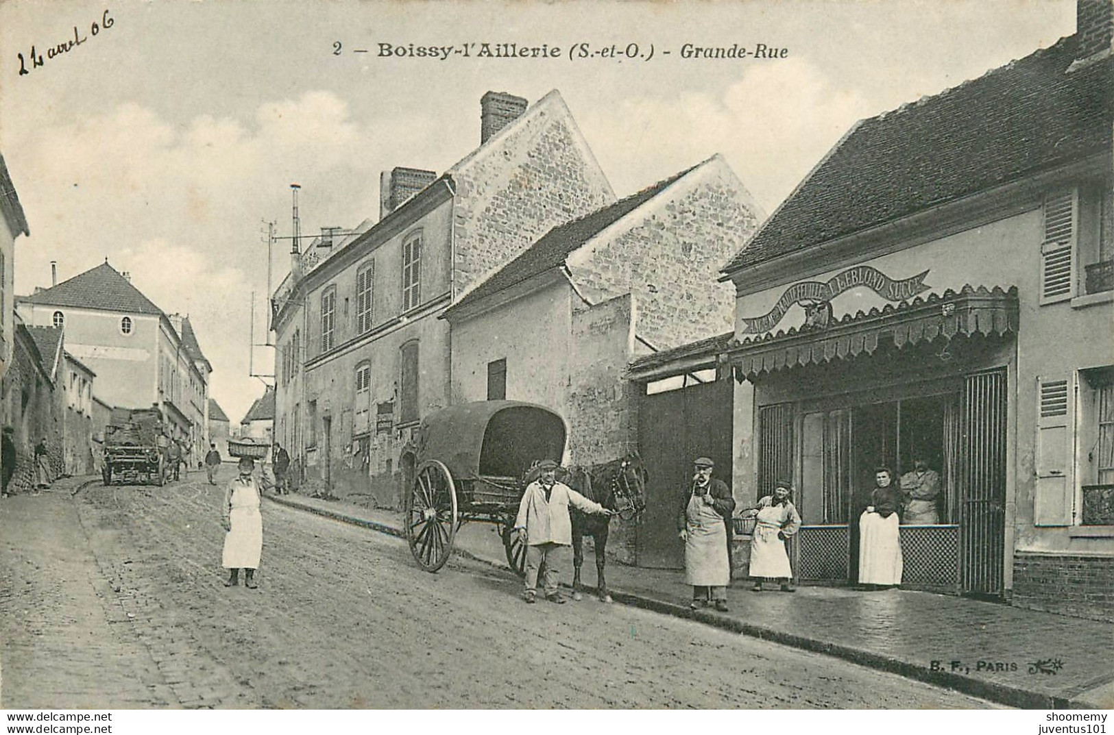 CPA Boissy L'Aillerie-Grande Rue-2      L1696 - Boissy-l'Aillerie