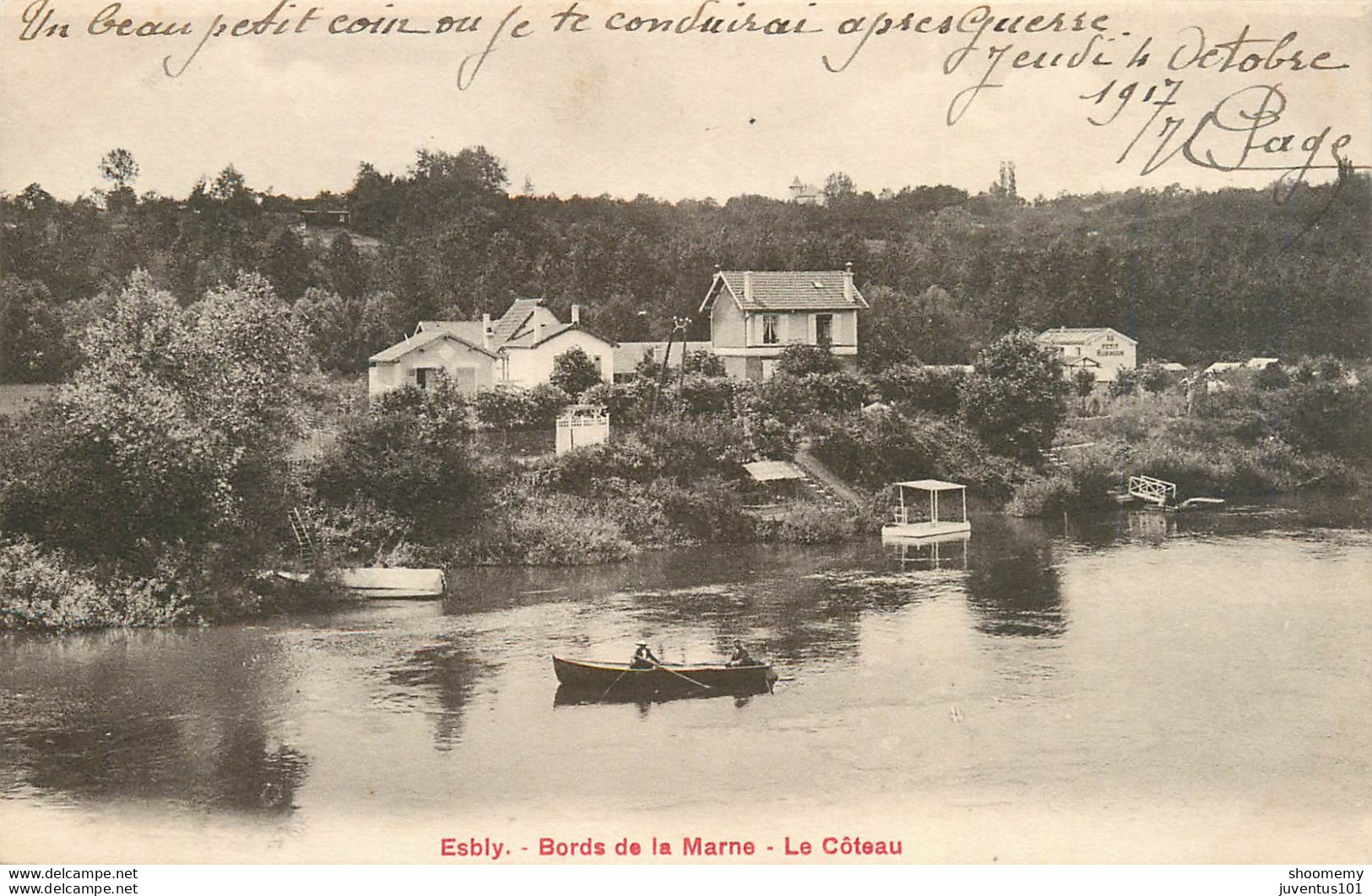 CPA Esbly-Bords De La Marne-Le Côteau     L2098 - Esbly