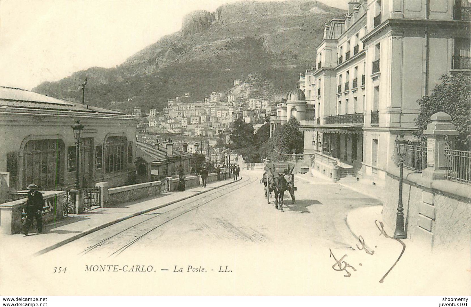CPA Monte Carlo-La Poste-354-Timbre      L1781 - Monte-Carlo