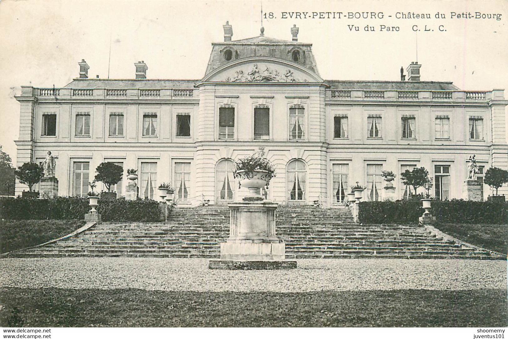 CPA Evry Petit Bourg-Château Du Petit Bourg-18-Timbre      L1781 - Evry