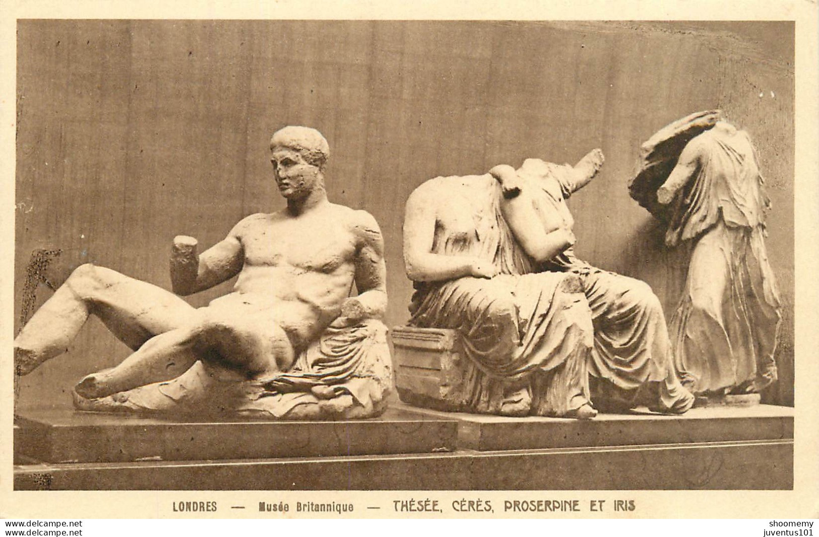 CPA Londres-Musée Britannique-Thésée,Cérés,Proserpine Et Iris   L2206 - Sculpturen