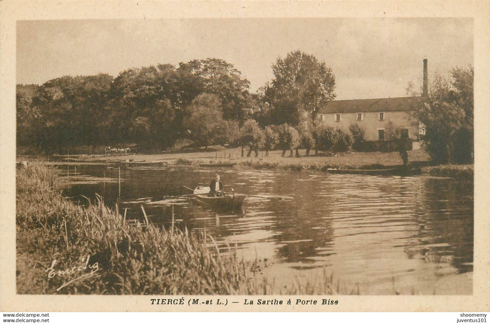 CPA Tiercé-La Sarthe à Porte Bise       L2262 - Tierce