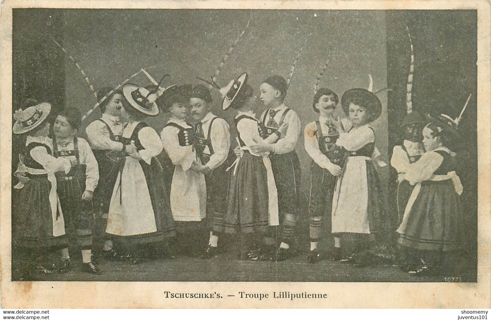 CPA Tschuschke's-Troupe Lilliputienne     L2076 - Cirque