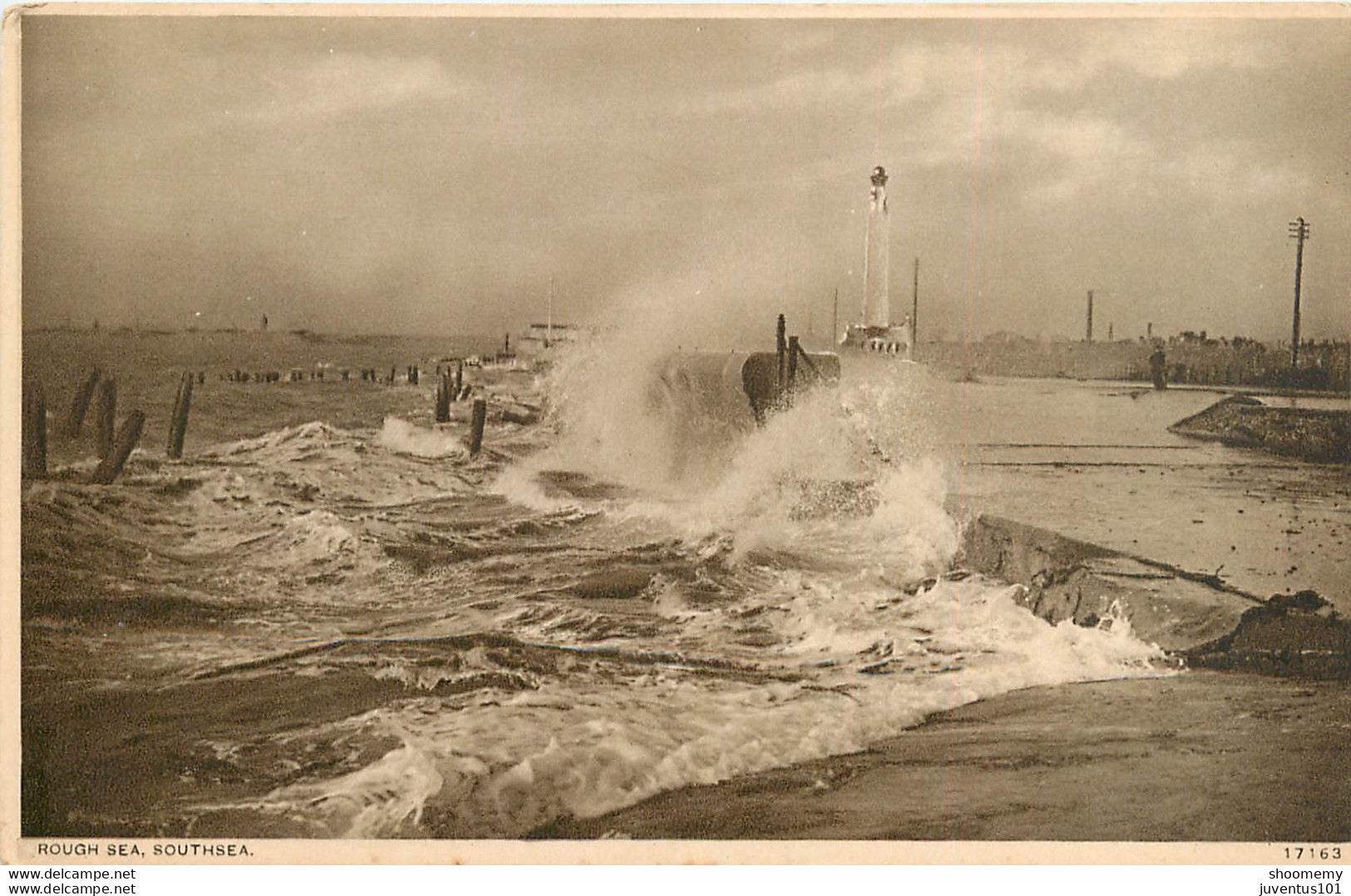 CPA Rough Sea,Southsea       L1208 - Sonstige & Ohne Zuordnung