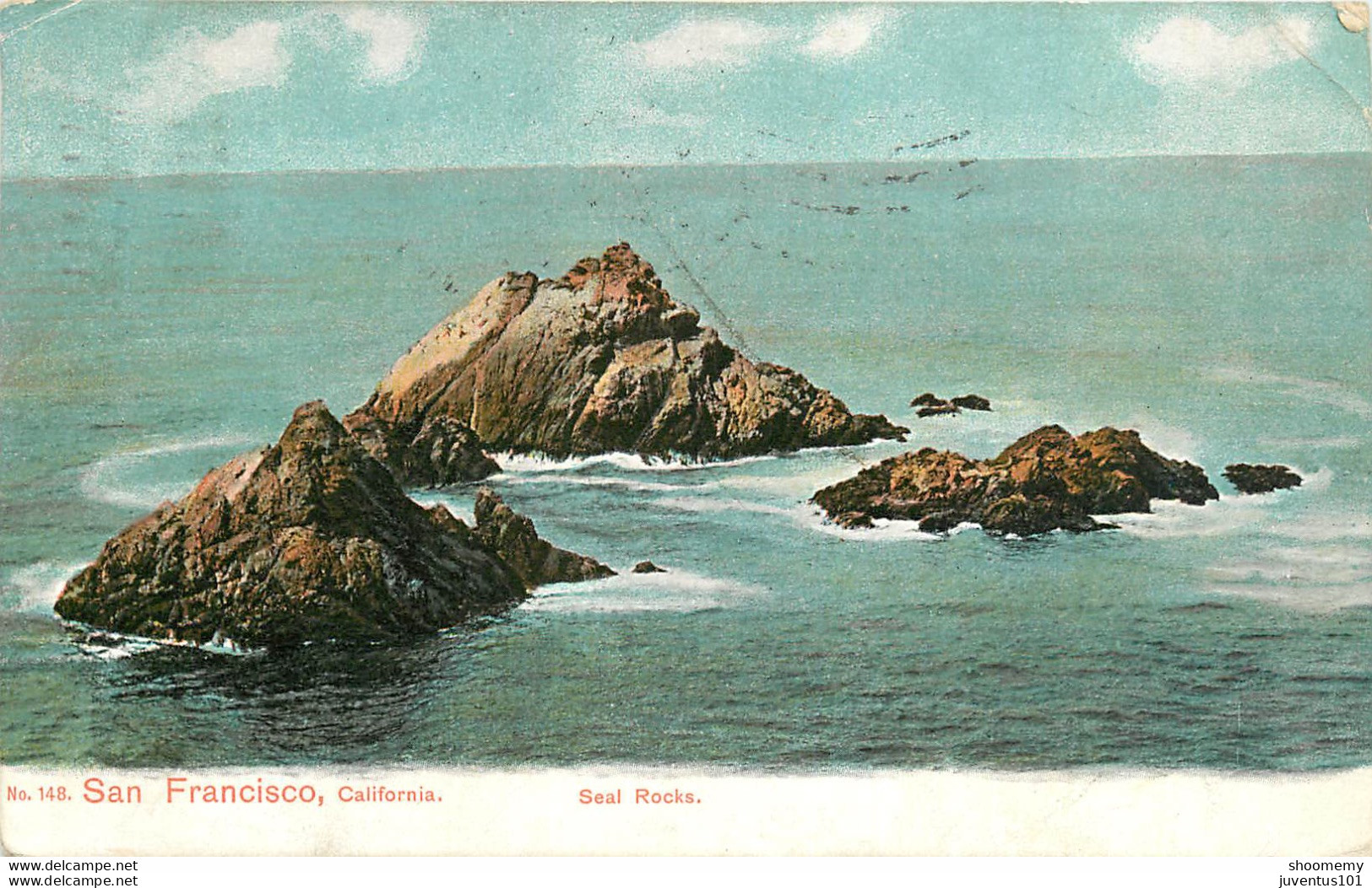 CPA San Francisco-Seal Rocks-Timbre      L1210 - San Francisco