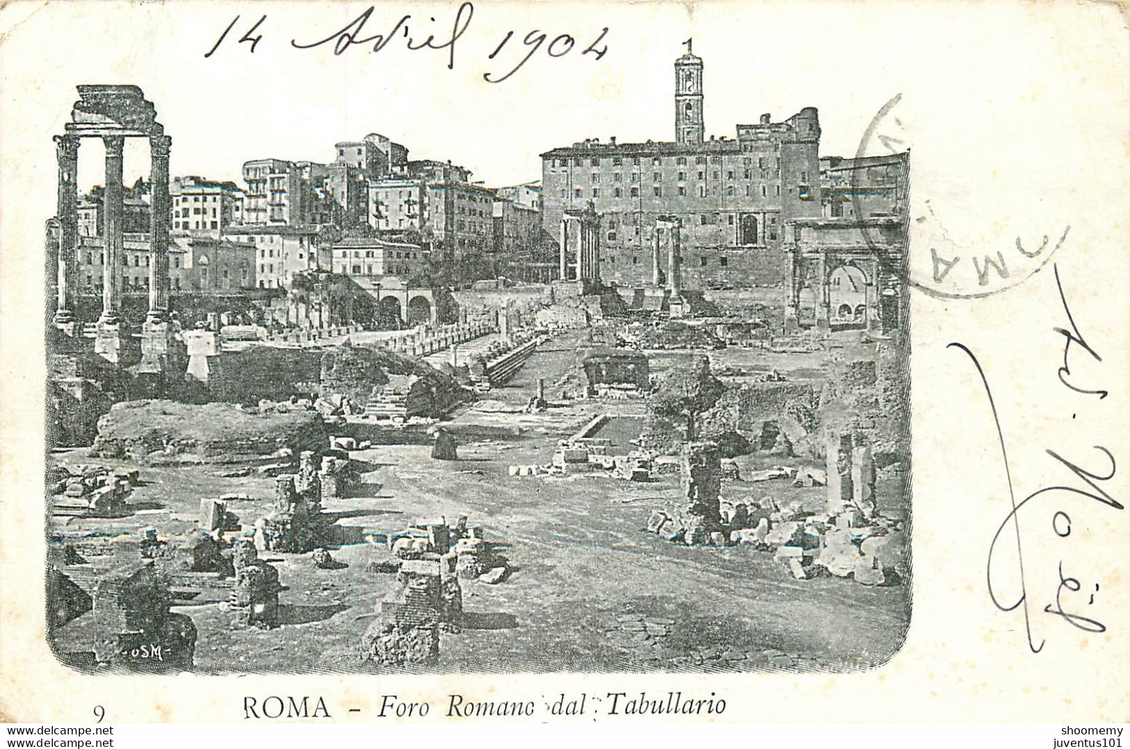 CPA Roma-Foro Romano Dal Tabullario    L1971 - Altri Monumenti, Edifici