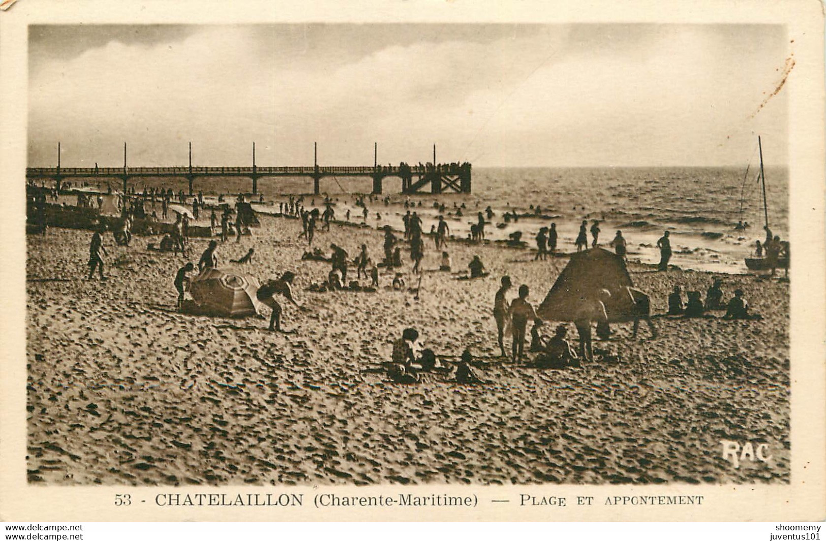 CPA Chatelaillon-Plage Et Appontement-53      L1988 - Châtelaillon-Plage