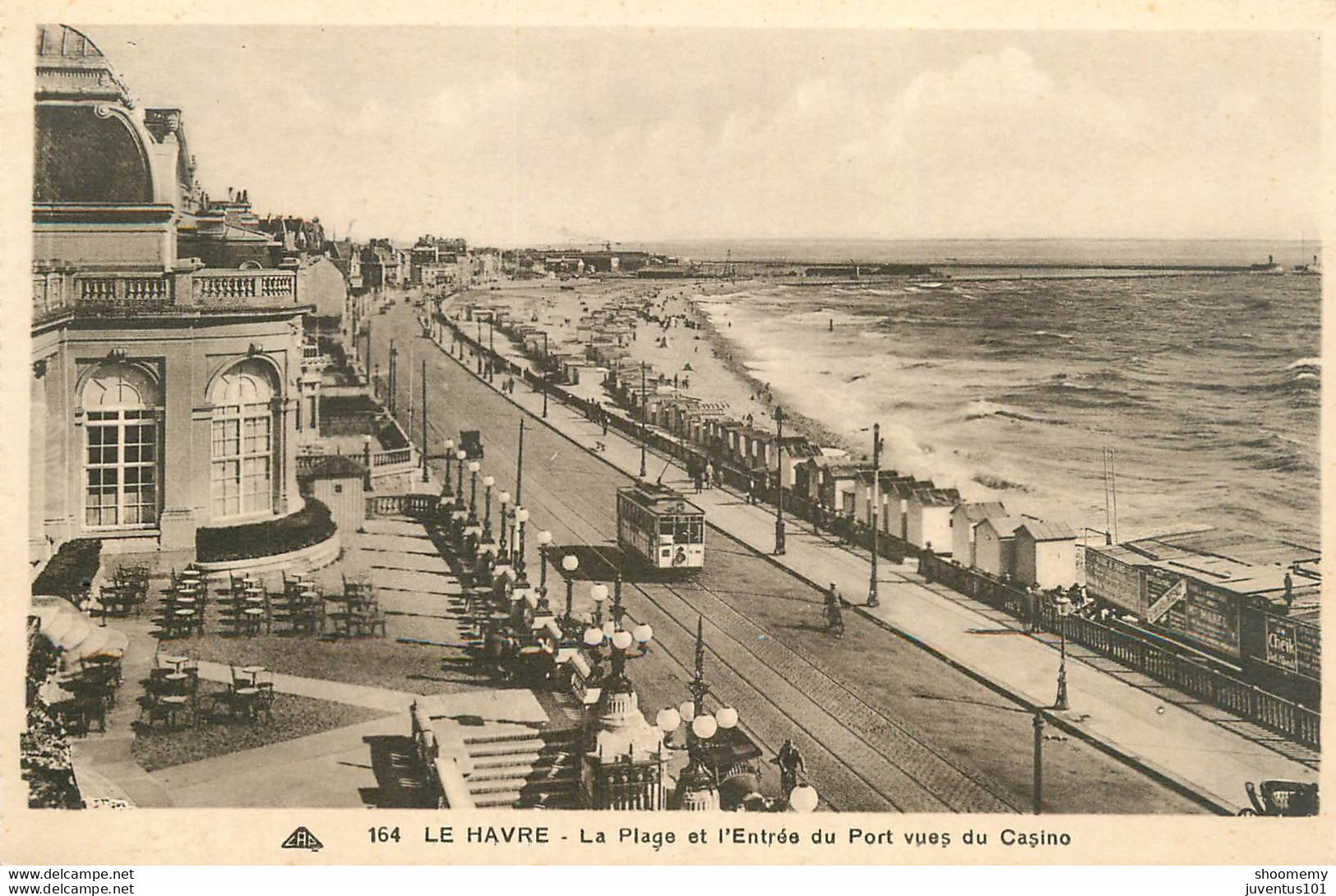 CPA Le Havre-La Plage Et L'entrée Du Port Vues Du Casino-164      L1988 - Non Classés