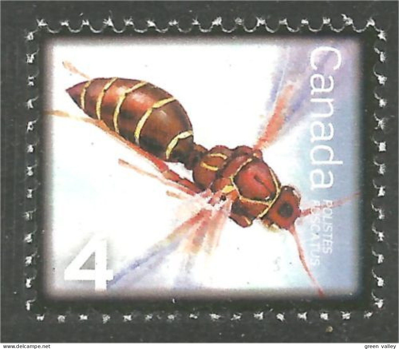 Canada Insecte Insect Insekt Paper Wasp Guêpe à Papier Papierwespe MNH ** Neuf SC (C24-06c) - Otros & Sin Clasificación