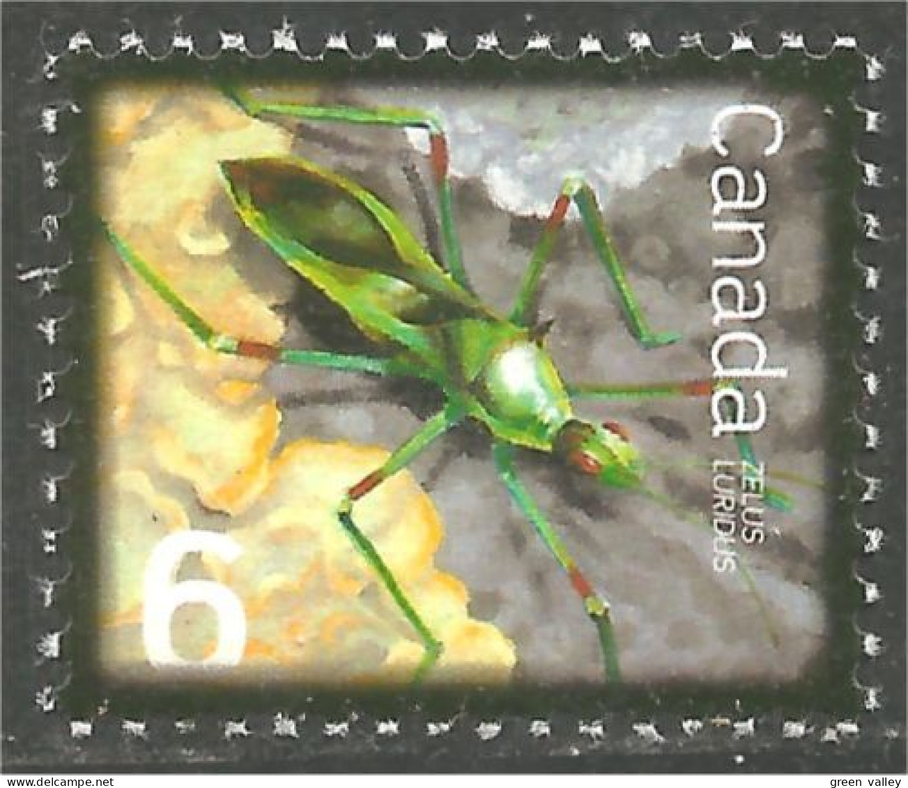 Canada Insecte Insect Insekt Assassin Bug Punaise Assassine MNH ** Neuf SC (C24-07a) - Unused Stamps