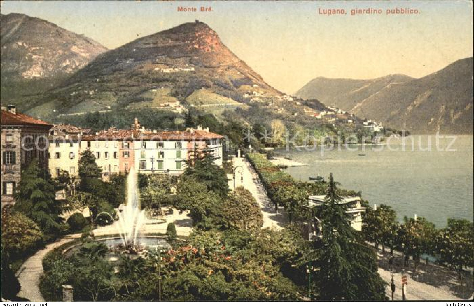 11665752 Lugano TI Giardino Pubblico  Monte Bre Lugano - Autres & Non Classés