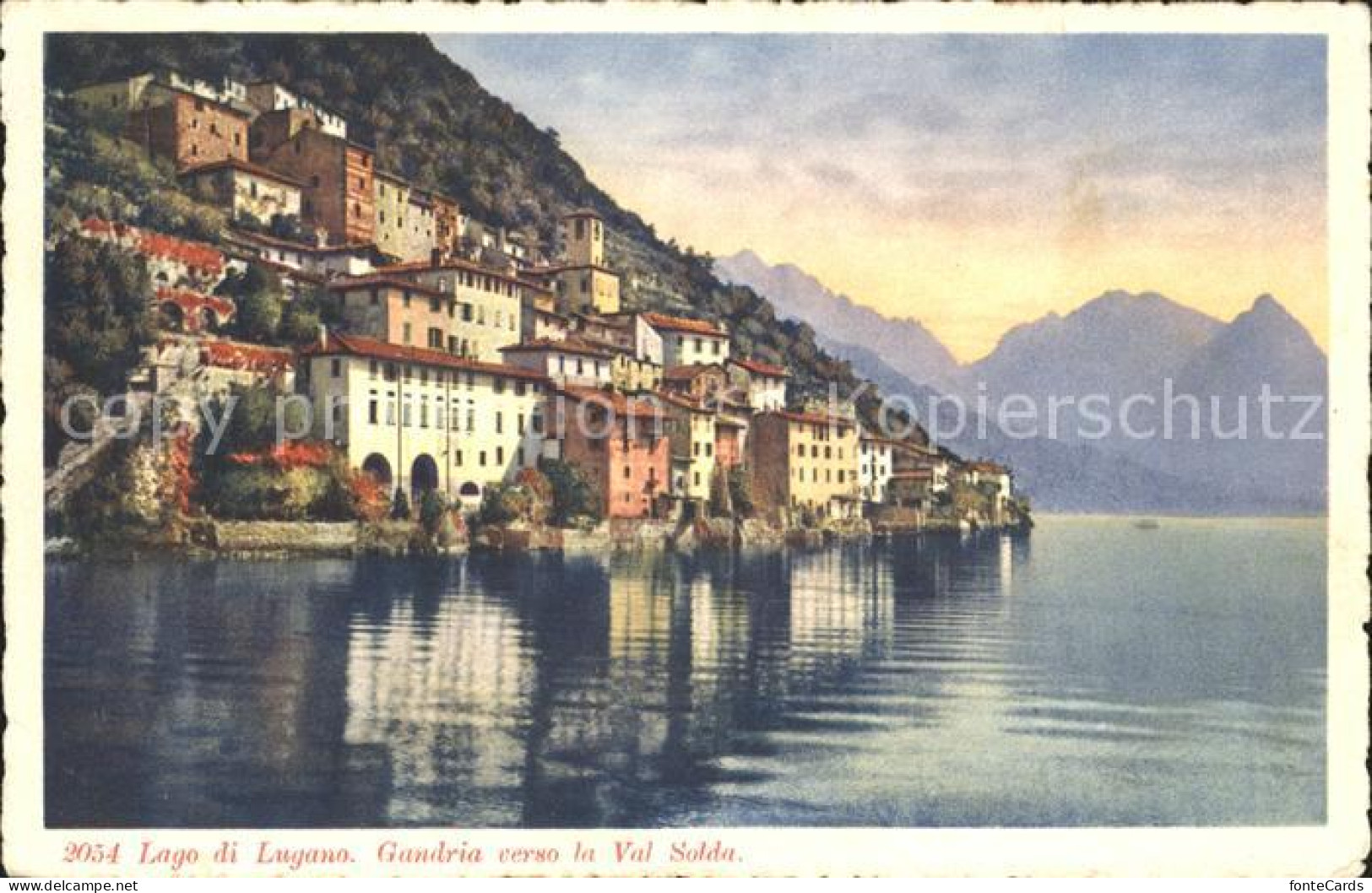 11665742 Gandria Lago Di Lugano Mit Val Solda Gandria - Autres & Non Classés