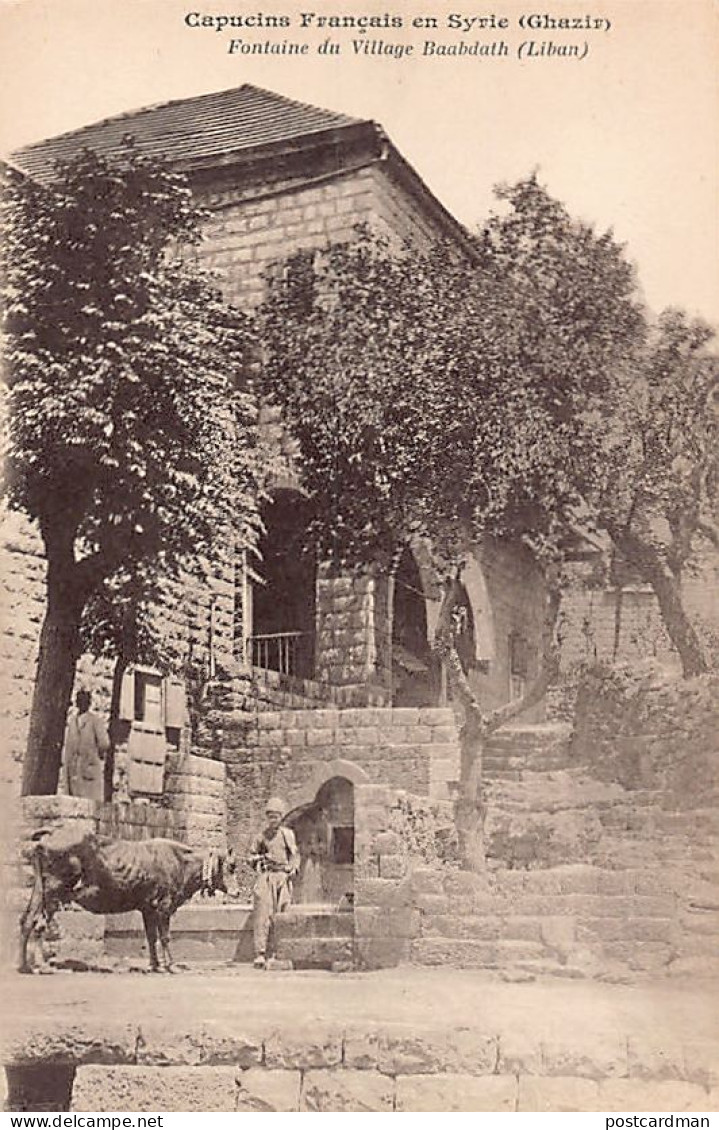 Liban - BAABDAT - Fontaine Du Village - Ed. Capucins Français (Ghazir)  - Libanon