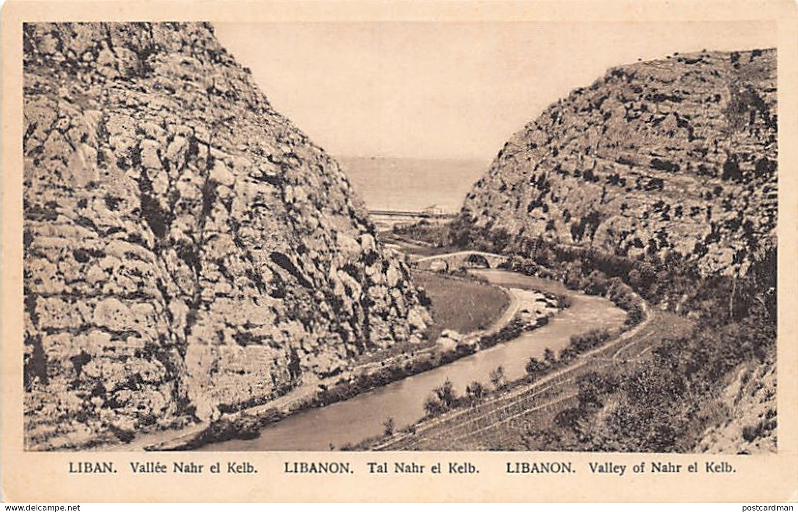 Liban - Vallée Nahr El Kelb - Ed. Inconnu  - Líbano