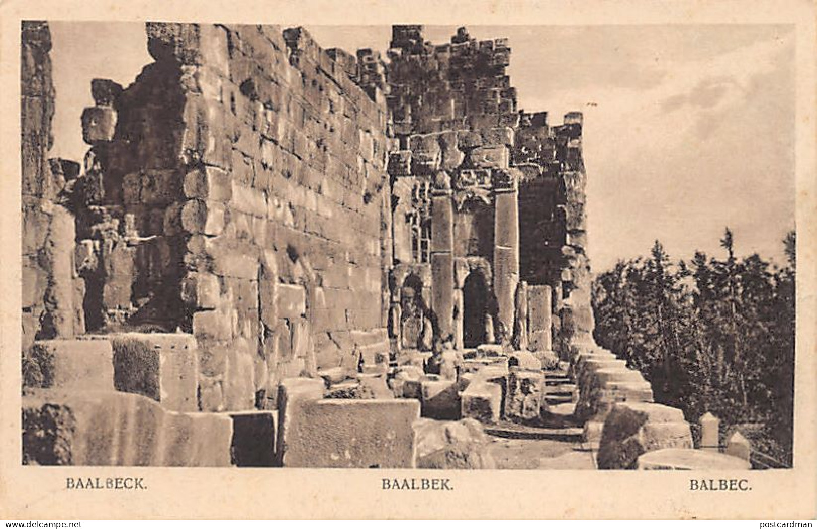 Liban - BAALBEK - Ruines - Ed. Inconnu  - Liban
