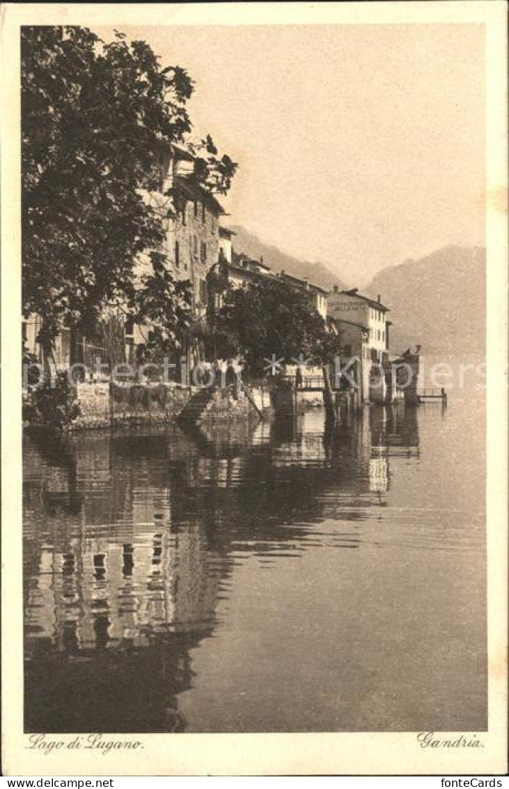 11665662 Gandria Lago Di Lugano Haeuser Am See Gandria - Autres & Non Classés