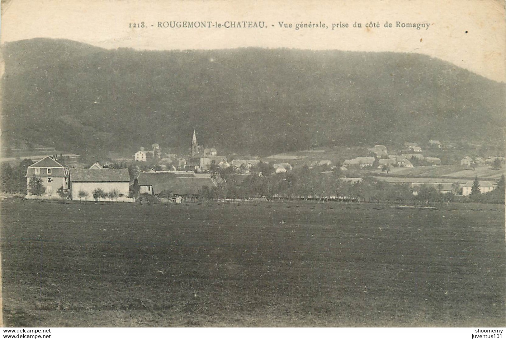 CPA Rougemont Le Château-Vue Générale, Prise Du Côté De Romaguy      L1284 - Rougemont-le-Château