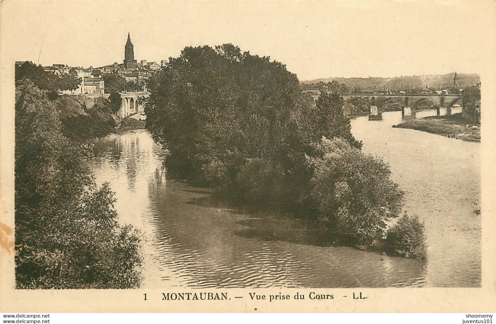 CPA Montauban-Vue Prise Du Cours-1    L2305 - Montauban