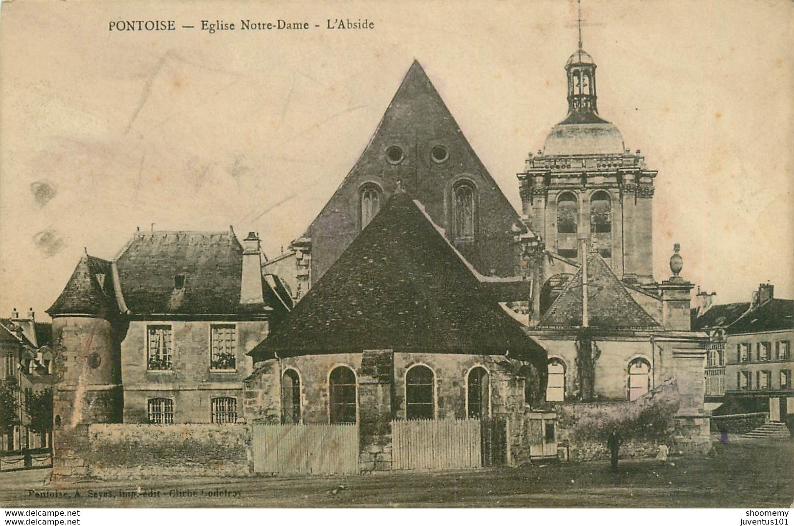 CPA Pontoise-Eglise Notre Dame-L'abside    L2305 - Pontoise