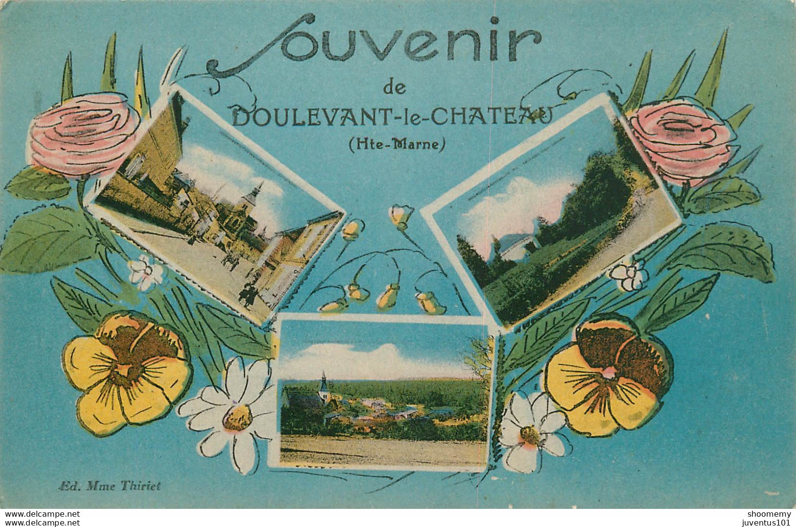 CPA Souvenir De Doulevant Le Château-Timbre     L1816 - Doulevant-le-Château