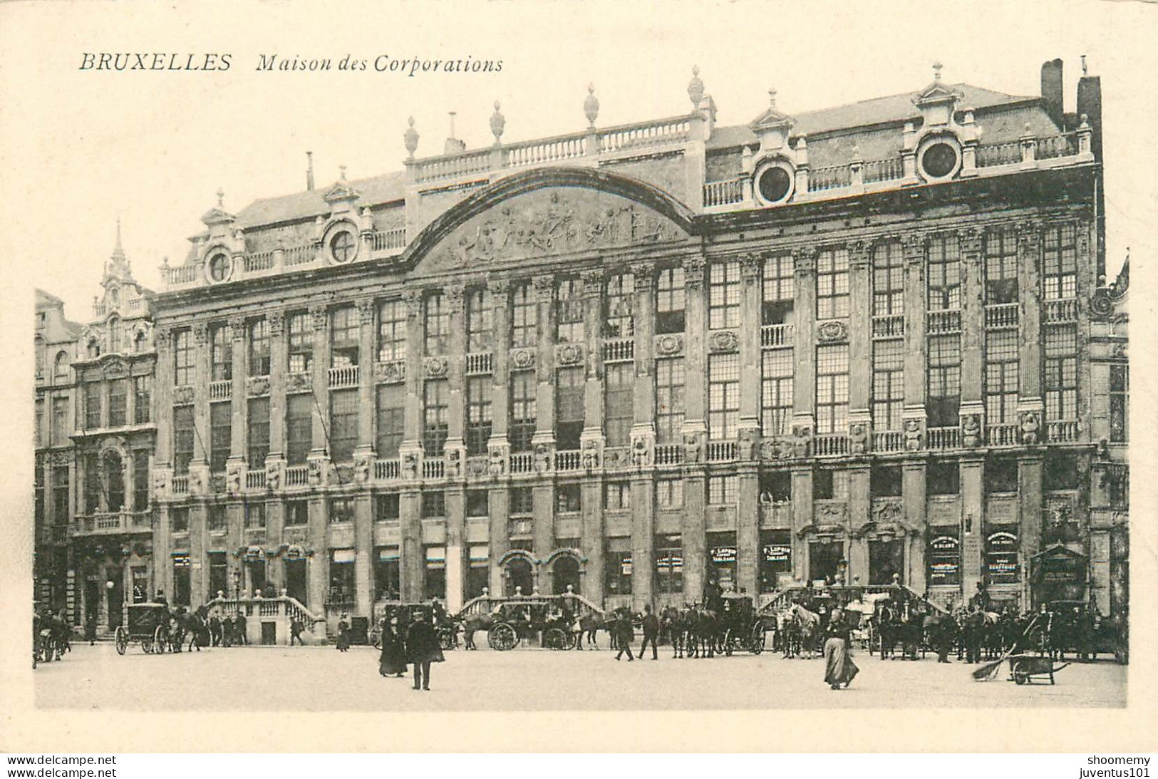 CPA Bruxelles-Maison Des Corporations      L2220 - Places, Squares
