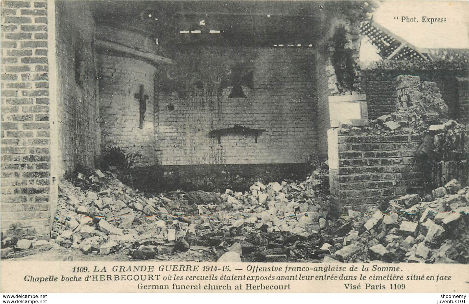 CPA Chapelle Boche D'Herbecourt-Guerre 1914   L1261 - Autres & Non Classés