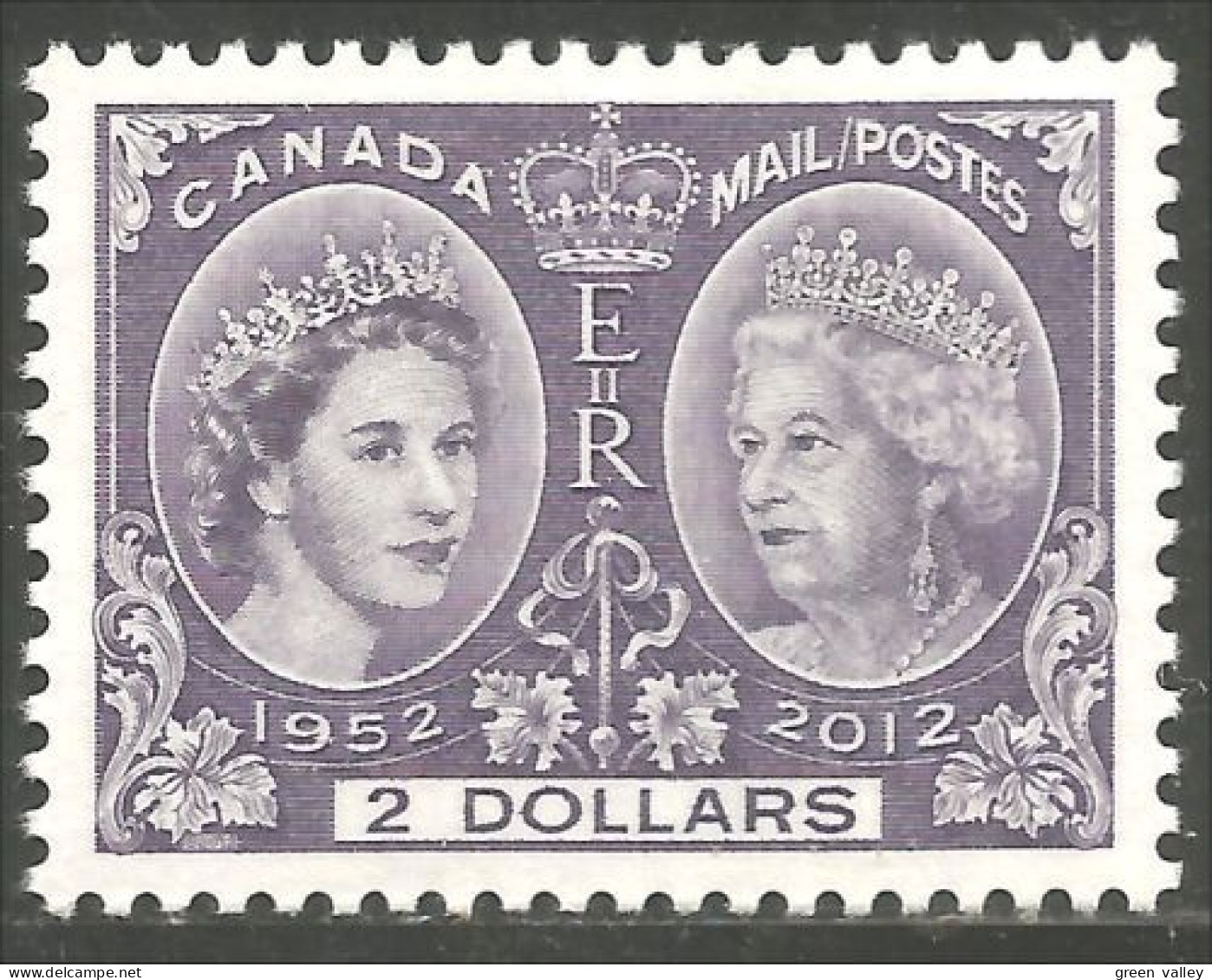 Canada Queen Diamond Jubilee 60 Ans De Règne MNH ** Neuf SC (C25-40b) - Familias Reales
