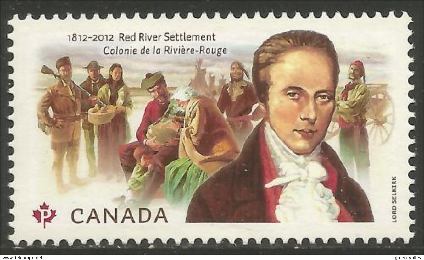 Canada Red River Settlement Colonie Rivière Rouge Métis Trappeur MNH ** Neuf SC (C25-39) - Nuevos
