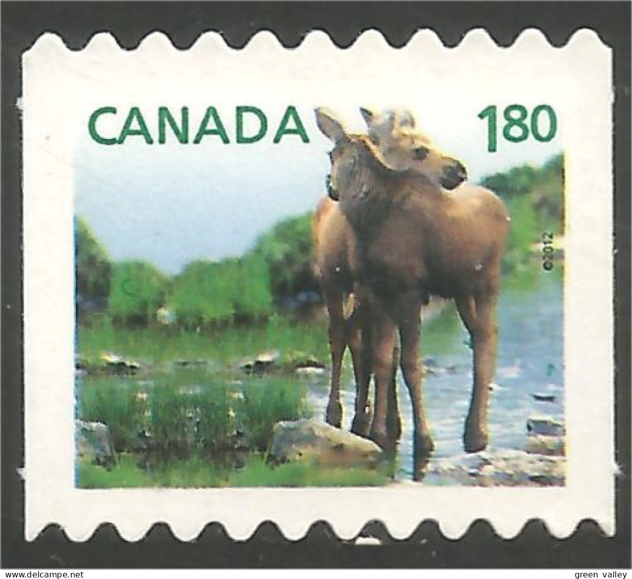 Canada Moose Orignal Coil Roulette MNH ** Neuf SC (C25-09) - Ongebruikt