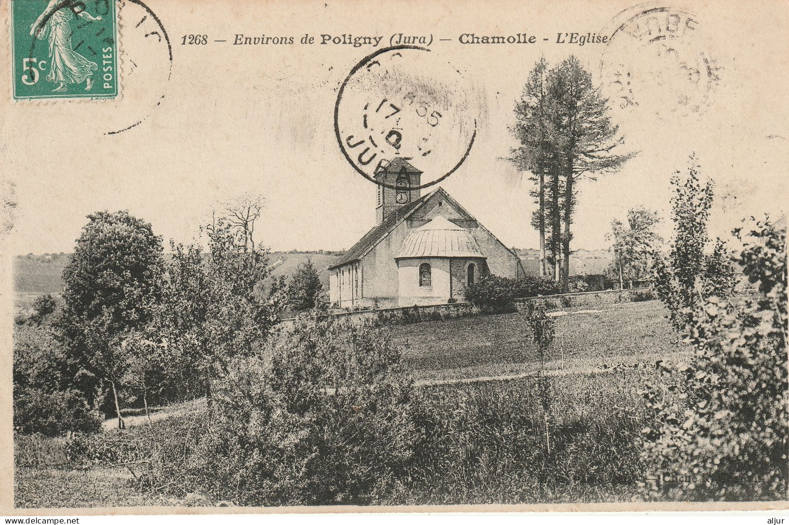 CHAMOLE (Jura) L'Eglise - Poligny