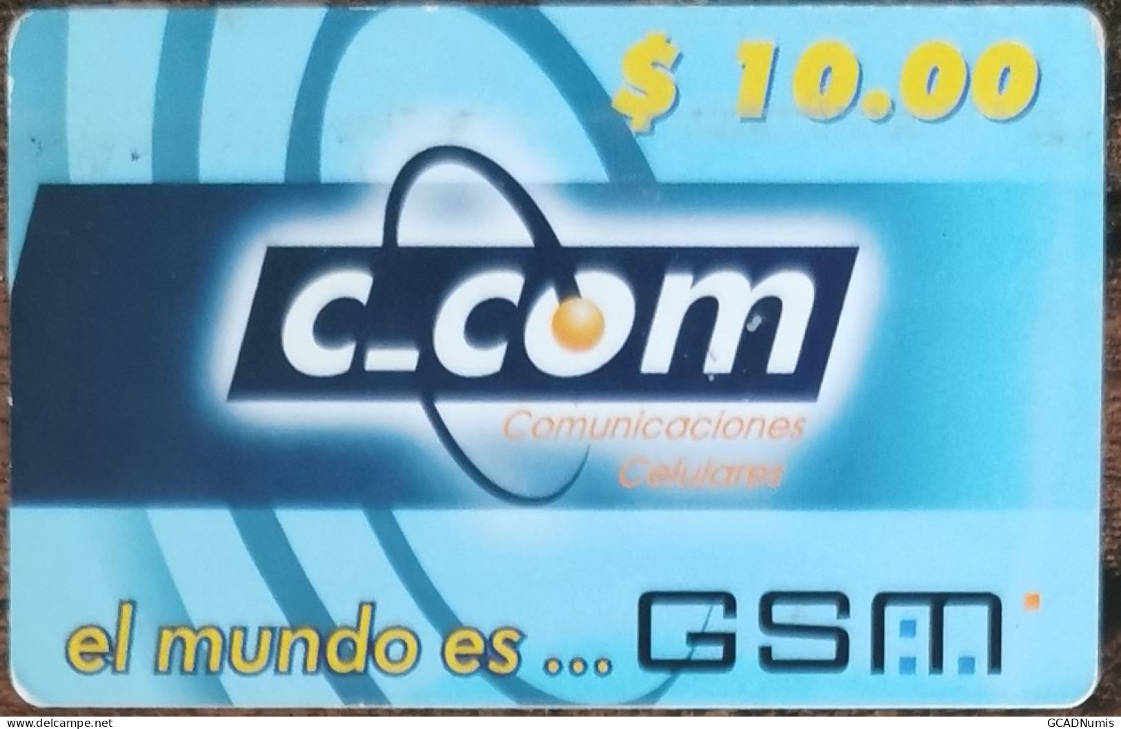 Carte De Recharge - C-Com, El Mundo Es GSM Back 1 Cuba 10$ - Télécarte ~73 - Kuba