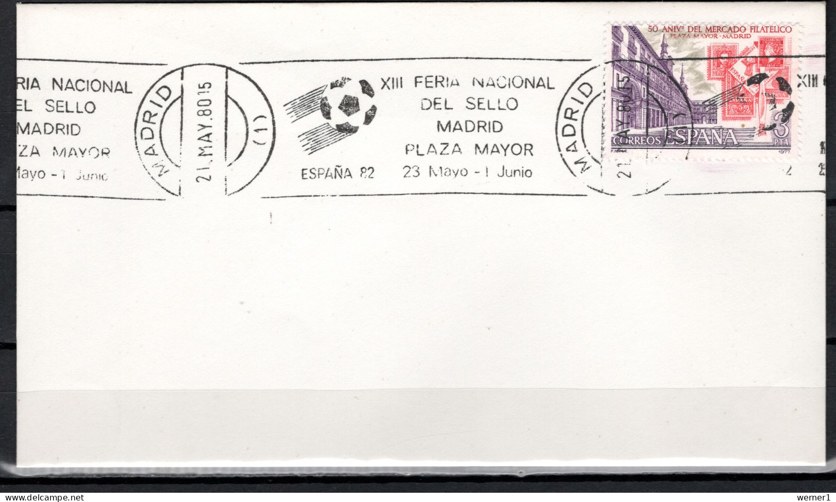 Spain 1980 Football Soccer World Cup Commemorative Cover - 1982 – Espagne