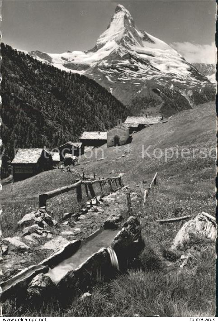11665385 Zermatt VS Findelen Mit Matterhorn  - Sonstige & Ohne Zuordnung