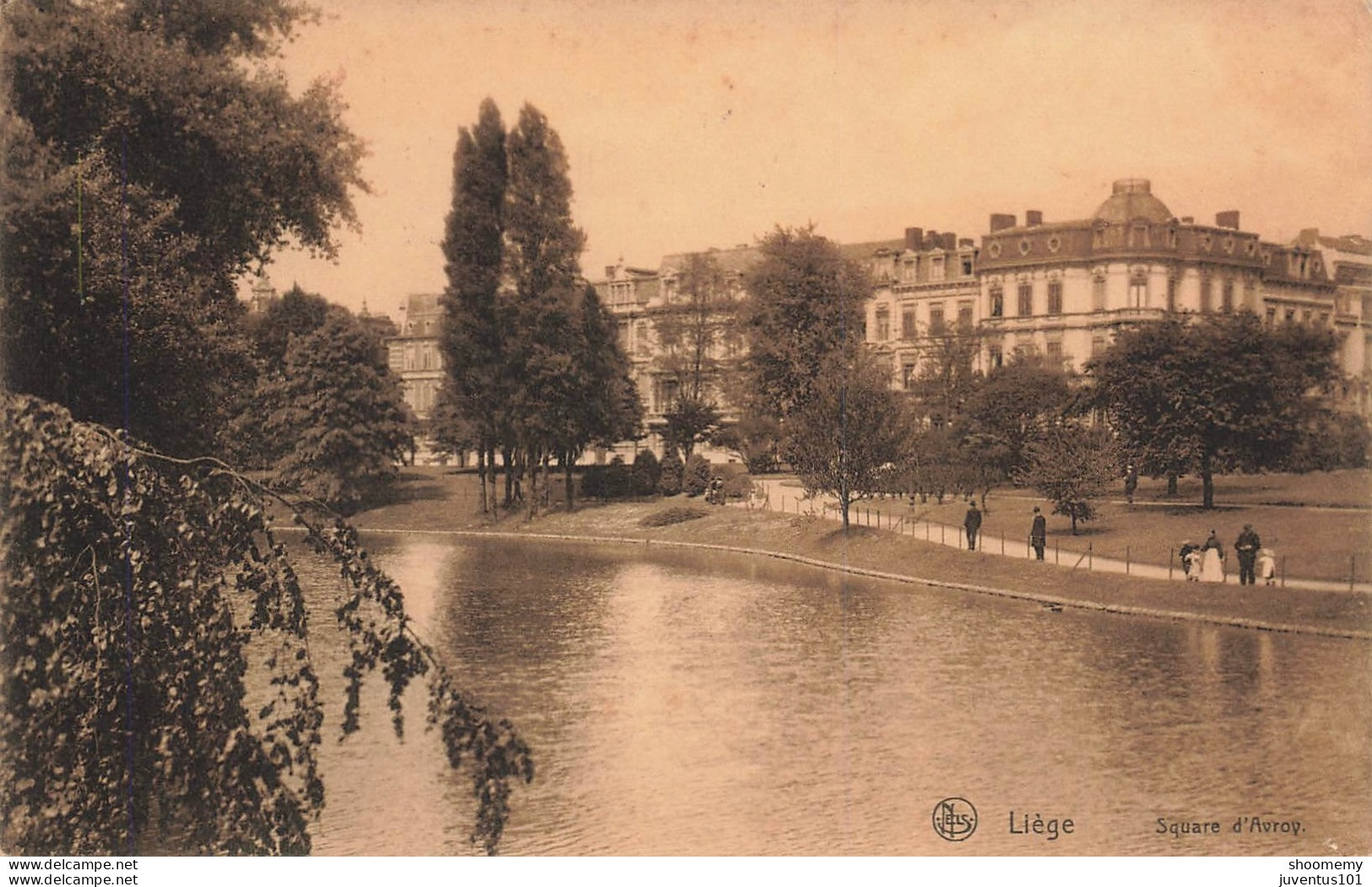 CPA Liège-Square D'Avroy-Timbre    L2419 - Luik