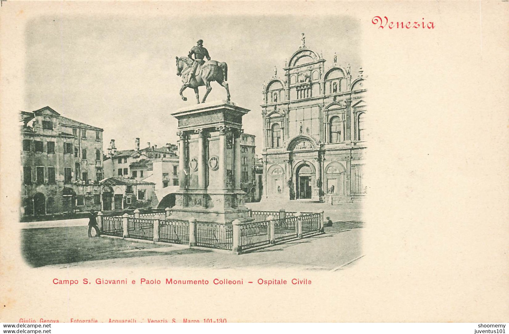 CPA Venezia-Campo S.Giovanni E Paolo Monumento Colleoni-RARE Visuel      L2423 - Venetië (Venice)