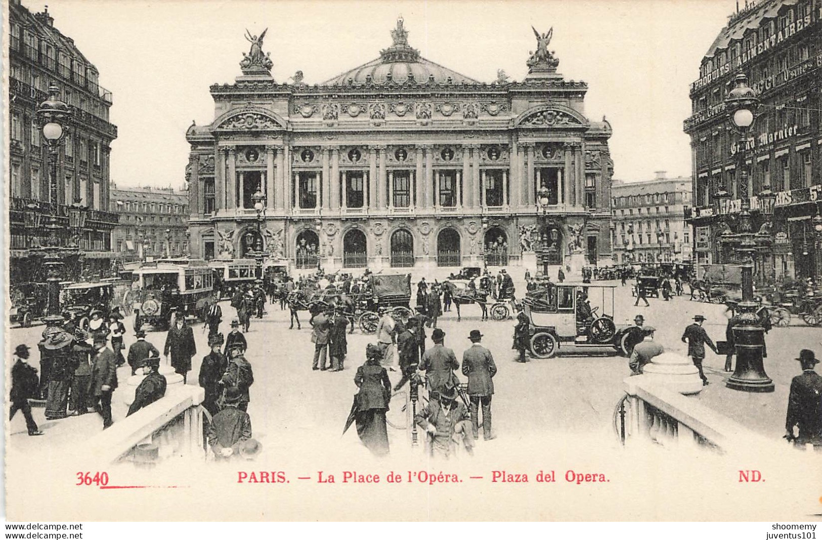 CPA Paris-Place De L'Opéra-3640    L2424 - Squares