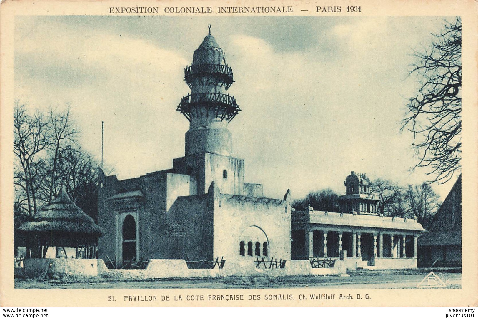 CPA Paris-Exposition Coloniale 1931-Pavillion De La Côte Française Des Somalis-21    L2424 - Exhibitions